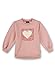 Sanetta Mädchen Langarm Sweatshirt, Pale Rose, 128