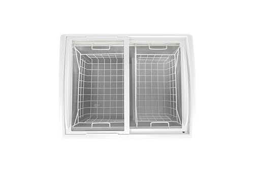 Frigidaire Convertible Chest Freezer, Glass Top Storage Case, 6.5 Cu. Ft., Rolling Caster Wheels, Adjustable Temperature - image 9