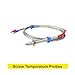 K Type Screw Temperature Probe, M6 Thermocouple Sensor, High Temp Stainless Steel, Industrial Wire(Pt100-2M)