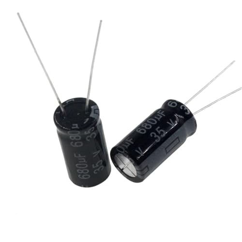 Condensateur électrolytique 680uF 35V radial 10x16mm composant réparation audio