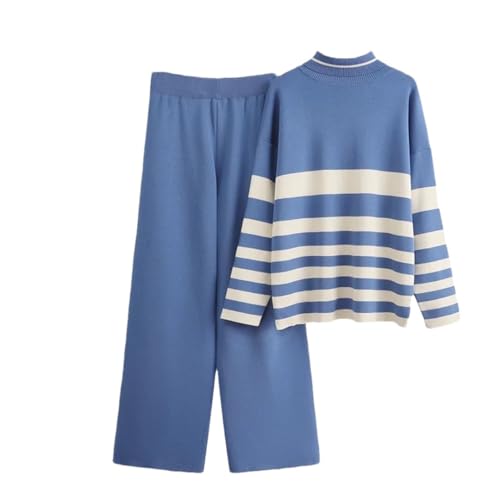 Ensemble tricot rayé femme pour ne plus choisir entre style et pull chaud col roulé