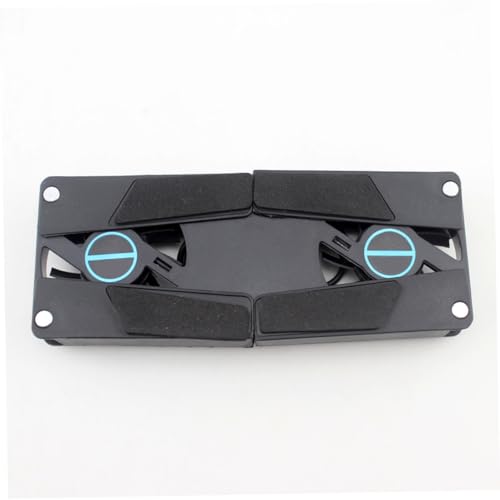Soporte para laptop con 2 ventiladores USB y diseño plegable miniatura 6