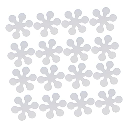 Cabilock 20 Pcs Snowflake Bath Tub Non-Slip Stickers Boys and Girls Bath Tub Accessories Non-Slip Shower Strips for Bathroom