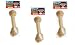 (3 Pack) Tasman's Natural Pet All-Natural Buffalo Rawhide Bones, Large