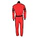 RaceQuip 110012RQP 110 Series 1-Pc Driving Suit SFI 3.2A/1 Red/Black Small