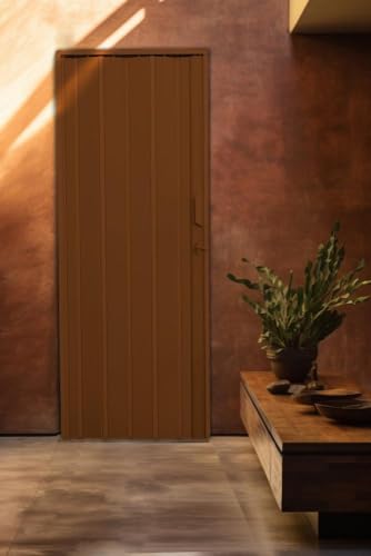 Porta Sanfonada de Pvc 210x84cm Bariri Coffe