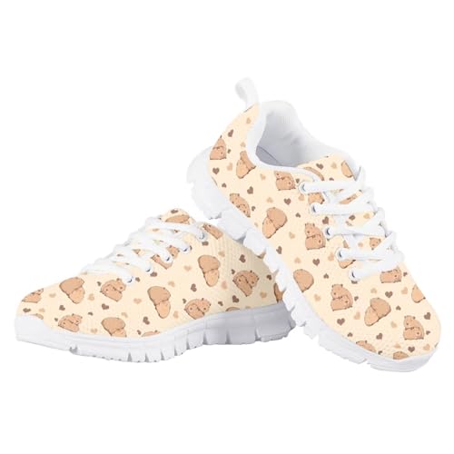 Forchrinse Girls Sneakers Kids Lace-up Tennis Running Shoes Lightweight Breathable Walking Shoes for Little Kid/Big Kid3