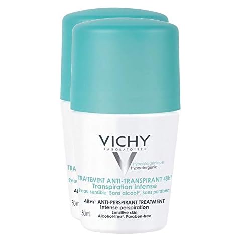 Vichy Desodorante Roll On Anti transpirante 48h, 50ml.Pack 2Un Cover