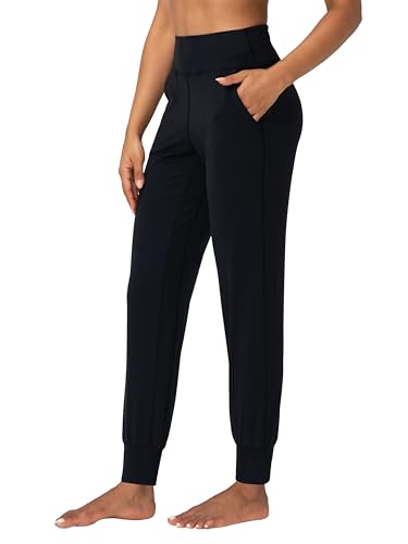 Sunzfly Women High Waisted Joggers with Pockets Buttery Soft Athl...