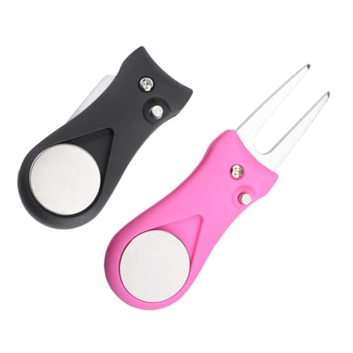 Toddmomy Elegant Golf Divot Fork Perfect Present for Golfers on Birthdays Christmas