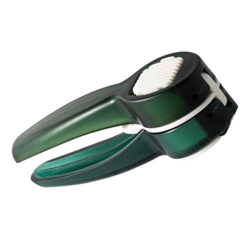 PRETYZOOM Professional Double Sided Garlic Press Manual Ginger Mincer Slicer Hand Held Design for Easy Use Kitchens Restaurants More Convenient Kitchen Tool