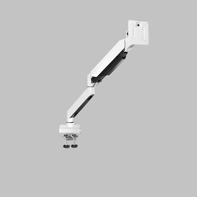 Support de moniteur blanc anti mal de dos bras pression d'air portant 15KG