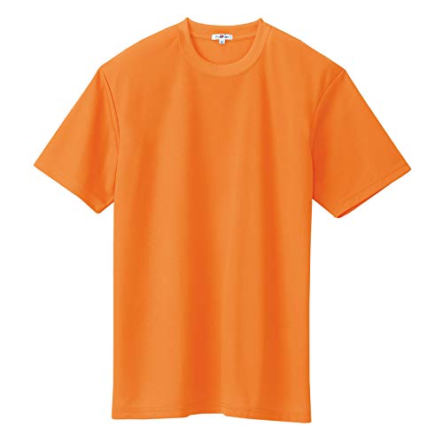 アイトス AITOZ 吸汗速乾(クールコンフォート)半袖Tシャツ(ポケット無し)(男女兼用) AZ10574 063 オレンジ 4L