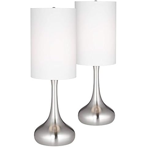 360 Lighting Droplet-Shaped Table Lamps Set of 2 Cover
