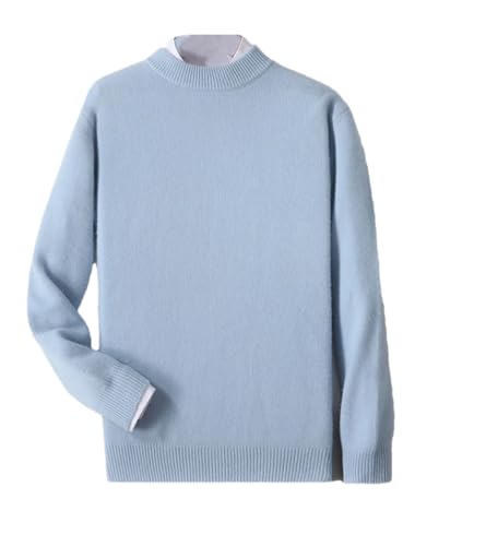 Men's Wool Sweater Long Sleeve Thick Warm Knitwear Sweater Casual Pullover Tops