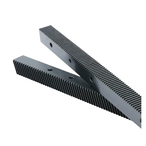 Spur Rack Steel High Precision 2pcs 1.5 Modulus 15x15 Straight Gear Rack Long 1000mm with Mount Holes M5 Hole Distance 100mm for Engraving Machine Small DIY Material