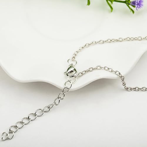 Collier pendentif infini couleur argent au design de créateur - 2