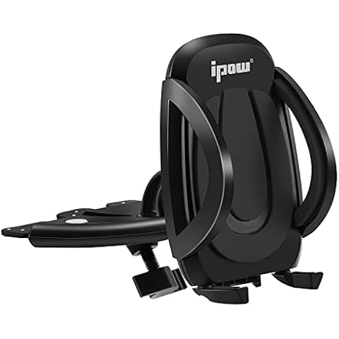 ipow Car CD Slot Phone Holder with 360° Rotation Cover