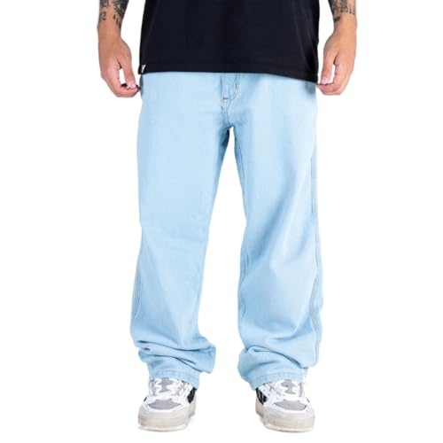 Calca Jeans Masculina Oversized Moda Urbana Street Skatista Brio