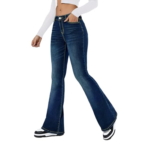 Plus Size Bootcut Jeans for Women Flare Jeans for Women High Waisted Stretchy Bell Bottom Jean for Womens Wide Leg2