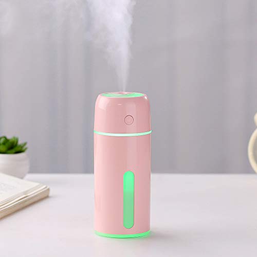 Capacità 250 Ml Mini Umidificatore Usb Anione Dispositivo Idratante Office Desktop Car Aromatherapy Machine Spray Pink