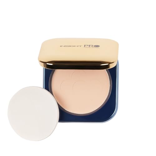 Image of INSIGHT All Day Matte Compact Foundation - (Ivory) | Buildable Coverage, Flawless Finish | Lightweight, Long-Lasting Pressed Powder | Oil Control Face Makeup - 11g