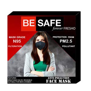 GA+ Be Safe Forever Anti Pollution Adjustable Nose Clip Face Mask with Activated Carbon-KN95 Filter, PM2.5 Pollutant for Men and Women (B07YG6YCF6) Amazon Price History, Amazon Price Tracker