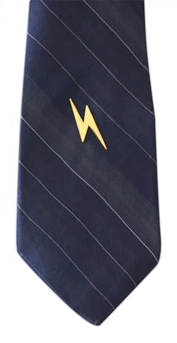 Image of Novel Merk Lightning Bolt - Electrician Lapel Pin, Hat Pin & Tie Tack Set - with Clutch Back