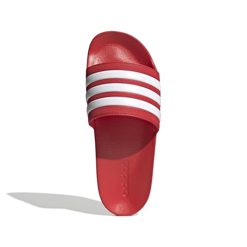 Image of adidas Mens Adilette Shower Arsenal Slides Casual Sandals Casual - Red
