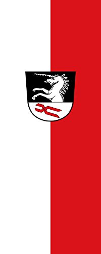 Drapeau Nußdorf vertical format portrait de 300x120cm soit 3.5m²