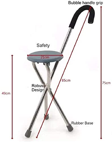 Aide médicale pour personnes âgées handicapées avec béquille tripode - 4