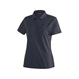 Maier Sports Damen Polo-Shirt Ulrike, kurzarm piqué Polohemd, Night Sky, 40