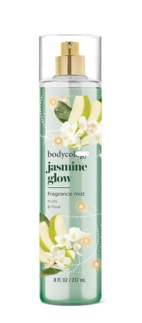 New Long-Lasting Fragrance Body Mist, Jasmine Glow, 8 fl oz (1 Pack, Package May Vary)