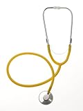 Medline - n Isolation Stethoscope, Single-Head, Yellow