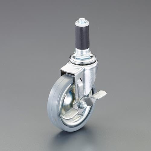 エスコ(Esco) 100mm[28mmﾊﾟｲﾌﾟ用]差込ｷｬｽﾀｰ(自在･ﾌﾞﾚｰｷ付 EA976BY-534