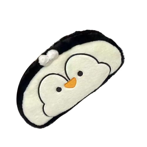 ぬいぐるみの動物の筆箱 大容量 ぬいぐるみ筆箱 ポータブルペンオーガナイザー 学生 女性用 旅行用 メイクアップバッグ グリーンホルダー