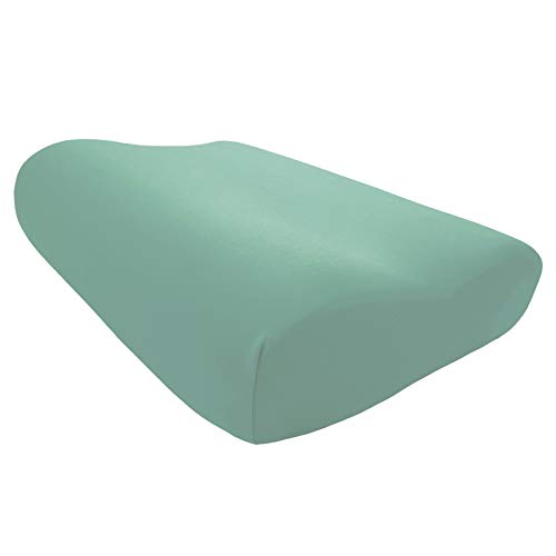 Edda Lux - Funda para almohada Tempur Shape S/M/L | 50 x 31 cm | en 20 colores | Funda de almohada para almohada cervical | Algodón | Color: Lagune
