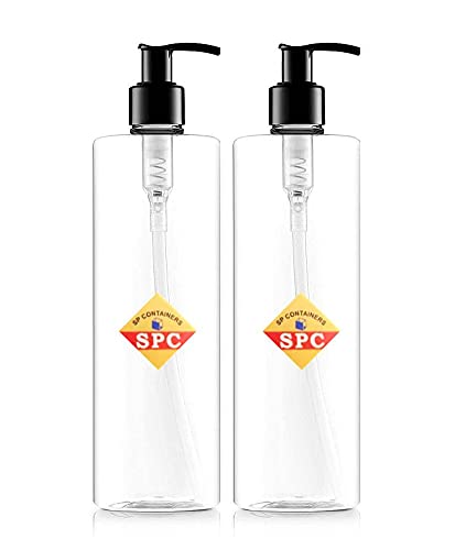 SPC Empty Unbreakable PET Plastic Liquid Soap, handwash, Sanitizer, Lotion, Shampoo Dispenser Pump Bottle, (Combo of 2 pcs) 500ml Each (B098BJCHTV) Amazon Price History, Amazon Price Tracker