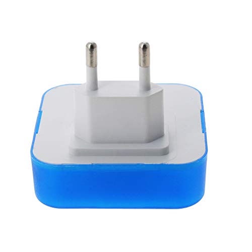 Image of Othmro ABS L65xW65xH68 Plug-in Night Light Warm Light LED Christmas Light Bulb Bed Lights with Auto Dusk-to-Dawn Sensor for Bedroom Kitchen Hallway Bule EUR Plug 2Pcs
