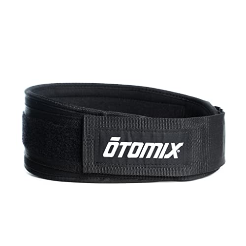 Otomix Nylon Weight Lifting Belt for Men and Women (Black) (Large)