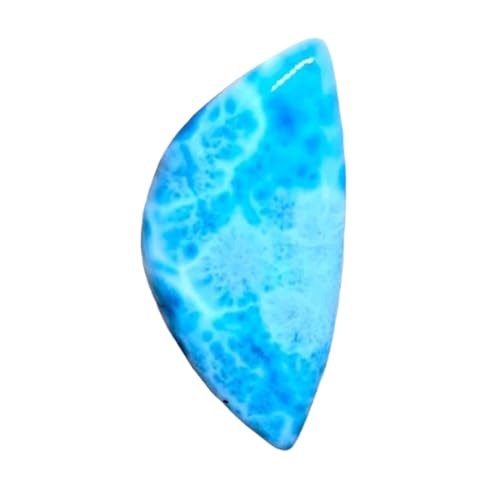 Pierre gemme larimar naturel haut de gamme en cabochon pour haute bijouterie
