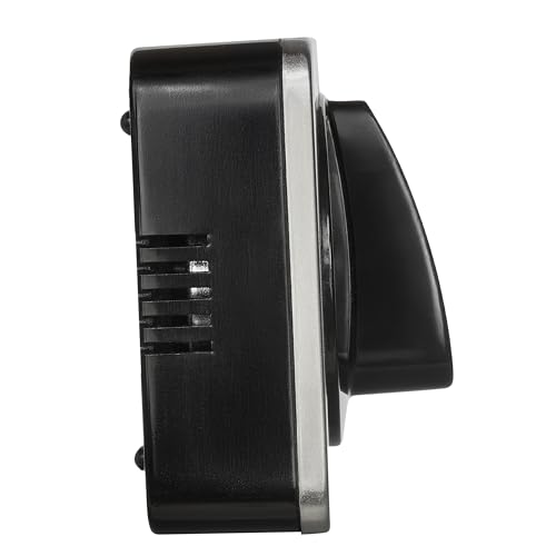 TFA Dostmann Timer da cucina analogico con frontale in acciaio inossidabile, fino a 60 minuti, 38.1043, per uova, segnale acustico, ideale per lo studio, lo sport o anche come timer da gioco, nero - Immagine 2