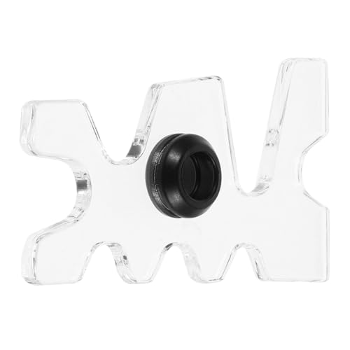 Totority Acrylic Pool Rack Transparent Durable Holder for American Style Cues for Neat Organization Quick Installation for Billiard Tables