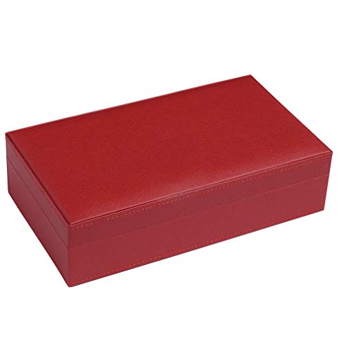 Double 6 Large Black Domino Set con Estuche Rojo miniatura 2