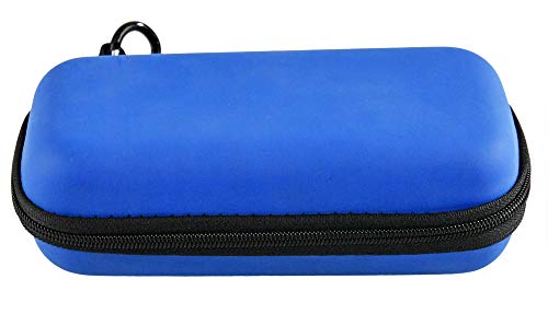 Home-X Swimming Goggles Case for Adults or Kids, Glasses Case for Various Sizes, Protective Eye Glasses Case, Case for Goggles for Swimming, Blue, 6 ¾” L x 3 ¼” W x 2 ¼” H