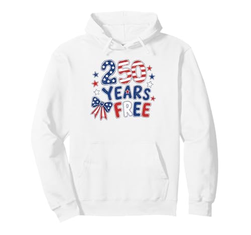 250th Anniversary USA 250 Years Free American 4th Of July �p�[�J�[