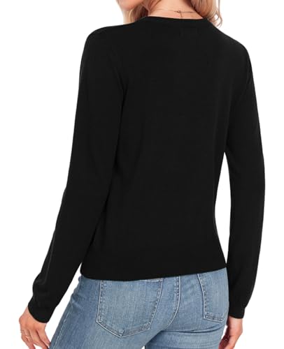 Image of Women Summer Knit Shirt Blouse V Neck Short Sleeve Pullover Sweater Tops
