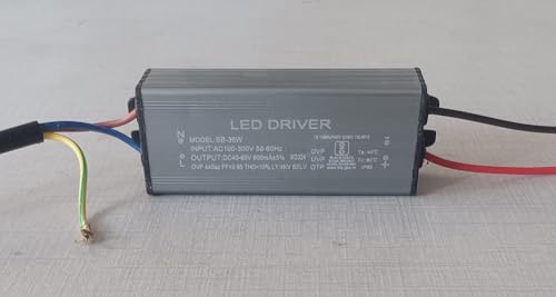 Image of 36watt 600mA Led Driver | Input: AC 230V | Output: DC 40 To 60 V | For Street Flood Light Repairing | BIS Approved | IP65 Waterproof (12)