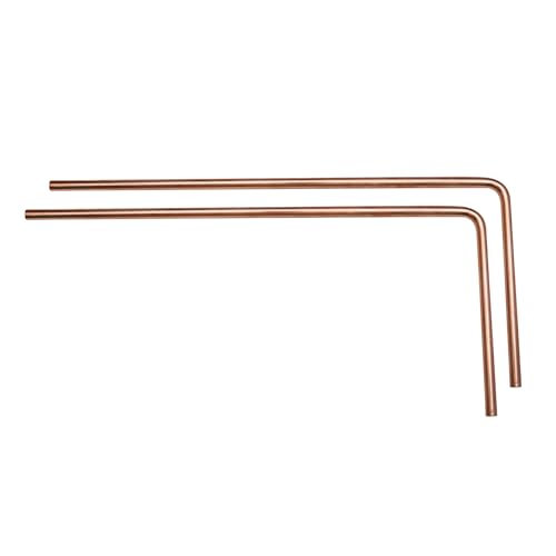 Image of Copper Dowsing Rods Pair | Diameter-8 MM | Energy Balancing | Aura Energy Checker | Feng Shui | Reiki | Dowser | Divining Rod | L-Rod | Only 2 Rods