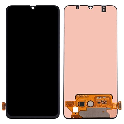 Image of SPiED - LCD with Touch Screen for Samsung Galaxy A70s - White (Display Glass Combo Folder) (Samsung Galaxy A70s)